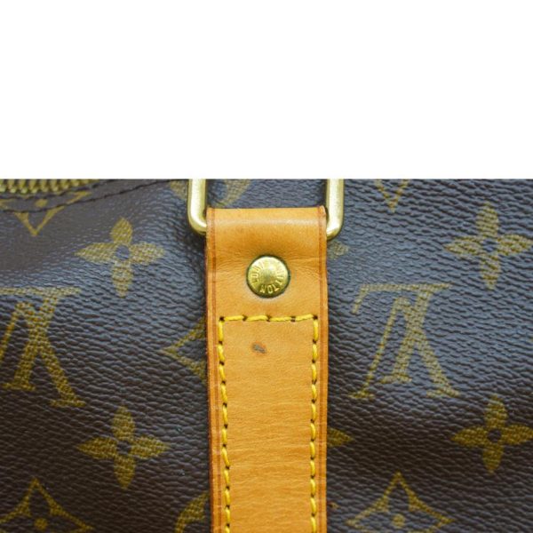 67012 7 Louis Vuitton Keepall 50 Duffel Bag Monogram Brown