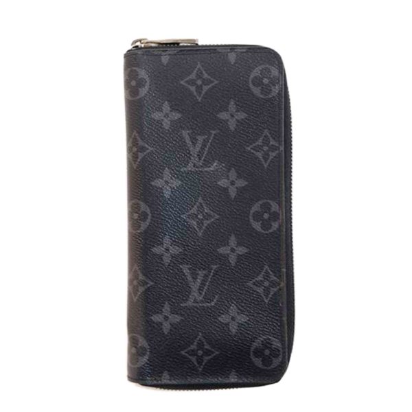 67030 1 Louis Vuitton Zippy Wallet Vertical Monogram Eclipse