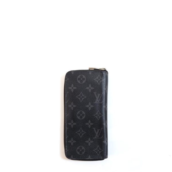 67030 2 Louis Vuitton Zippy Wallet Vertical Monogram Eclipse