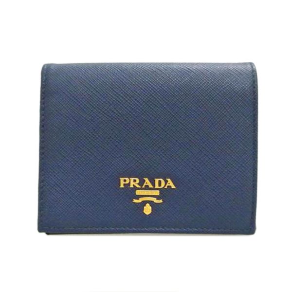 67040 1 PRADA Prada 2 fold Wallet Bag Black