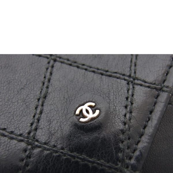 67041 8 Chanel Bicolore Coin Card Case Black