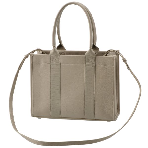 6714022103a2906 2 Balenciaga Small Hardware Shopping Bag Beige Taupe