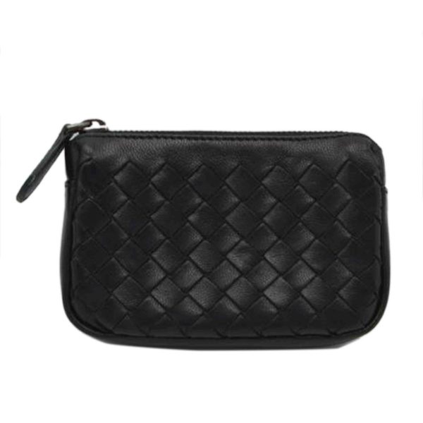 67164 1 Bottega Veneta Intrecciato Leather Coin Case