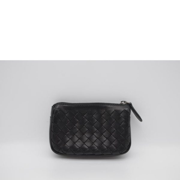 67164 2 Bottega Veneta Intrecciato Leather Coin Case