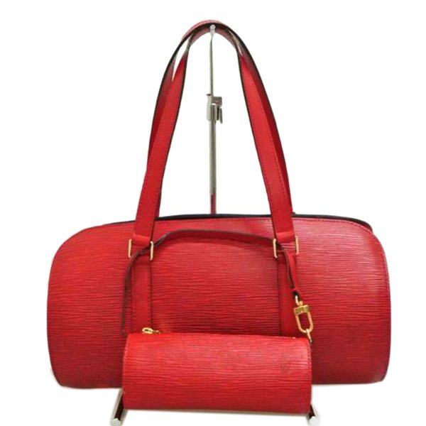 67217 1 Louis Vuitton Soufflot Bag Epi Red