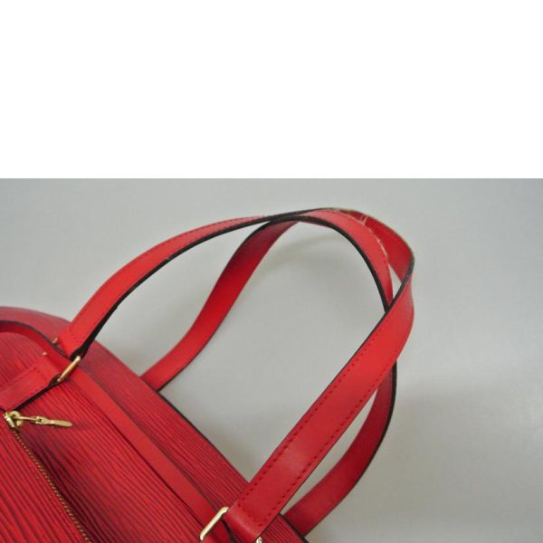 67217 4 Louis Vuitton Soufflot Bag Epi Red