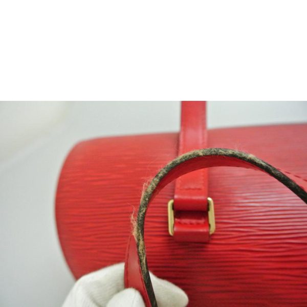 67217 7 Louis Vuitton Soufflot Bag Epi Red