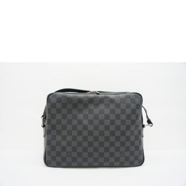 67227 2 Louis Vuitton Briefcase Damier Graphite Brown