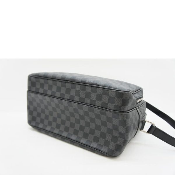 67227 3 Louis Vuitton Briefcase Damier Graphite Brown