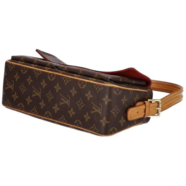 67228 3 Louis Vuitton Viva City MM Monogram Shoulder Bag Brown