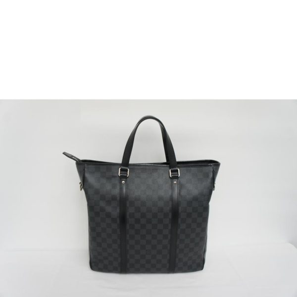 67357 2 Louis Vuitton Tadao PM Tote Bag Damier Brown