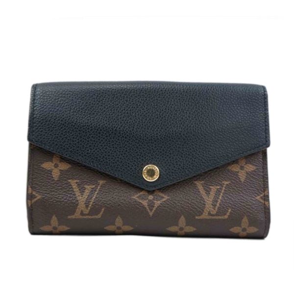 67366 1 Louis Vuitton Portefeuil Pallas Compact Monogram Wallet Bag Brown