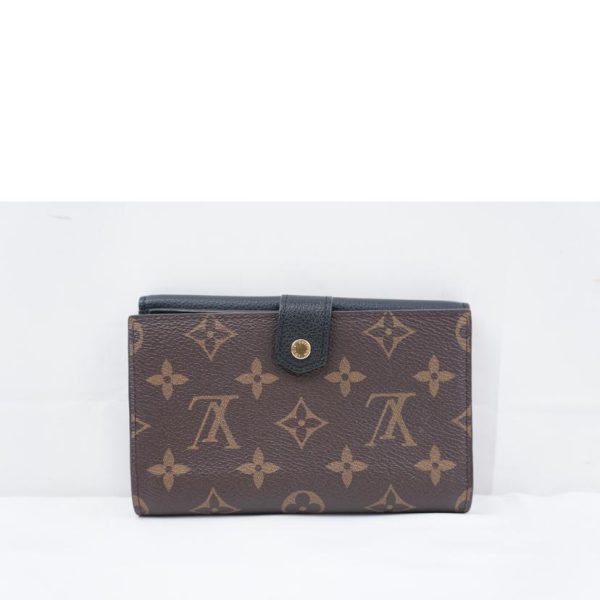 67366 2 Louis Vuitton Portefeuil Pallas Compact Monogram Wallet Bag Brown