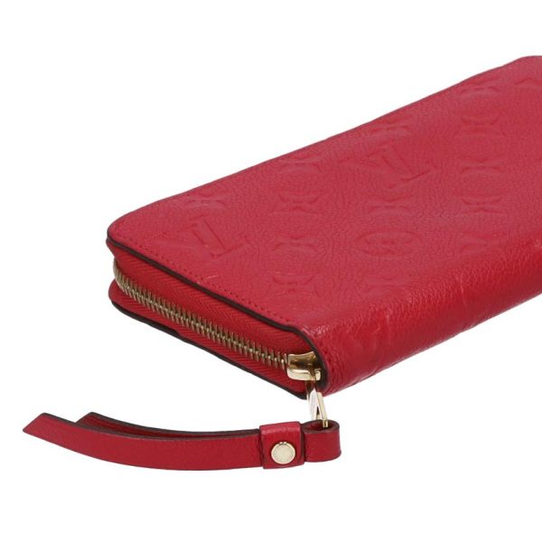 67447 3 Louis Vuitton Long Wallet Zippy Wallet Empreinte Orole Red