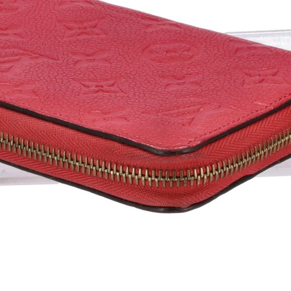 67447 6 Louis Vuitton Long Wallet Zippy Wallet Empreinte Orole Red