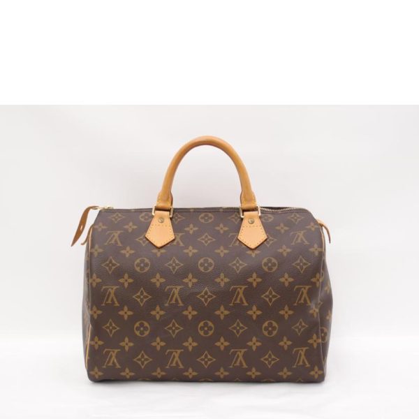 67459 2 Louis Vuitton Old Speedy 30 Monogram Bag Brown