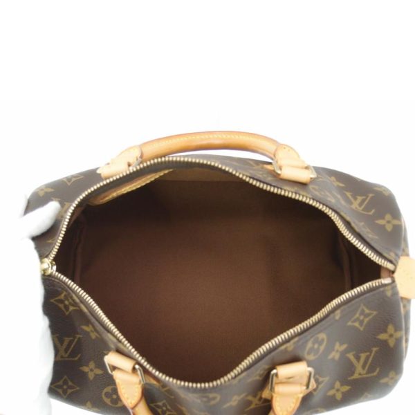 67459 5 Louis Vuitton Old Speedy 30 Monogram Bag Brown