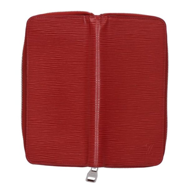 67461 4 Louis Vuitton Zippy Wallet Vertical Epi Leather Wallet Rouge