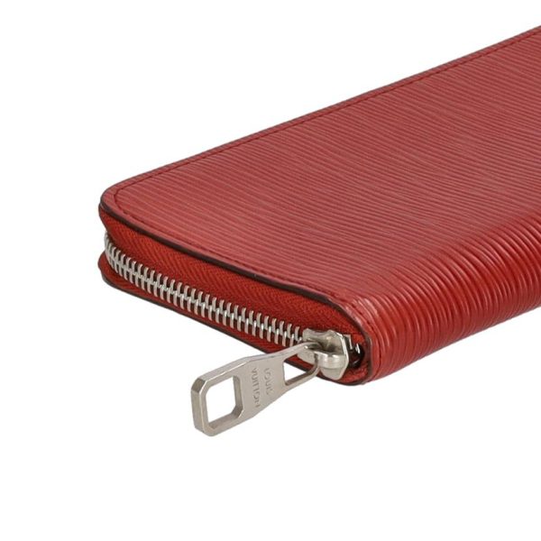 67461 6 Louis Vuitton Zippy Wallet Vertical Epi Leather Wallet Rouge