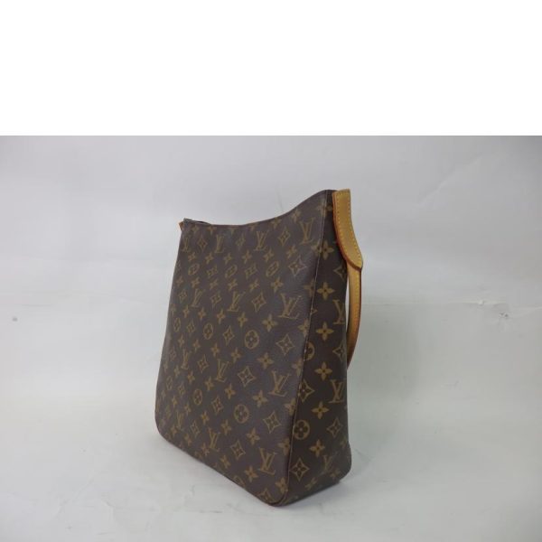 67632 3 Louis Vuitton Looping GM Monogram Shoulder Bag Brown