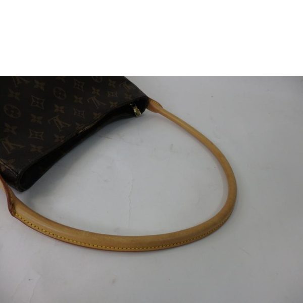 67632 5 Louis Vuitton Looping GM Monogram Shoulder Bag Brown