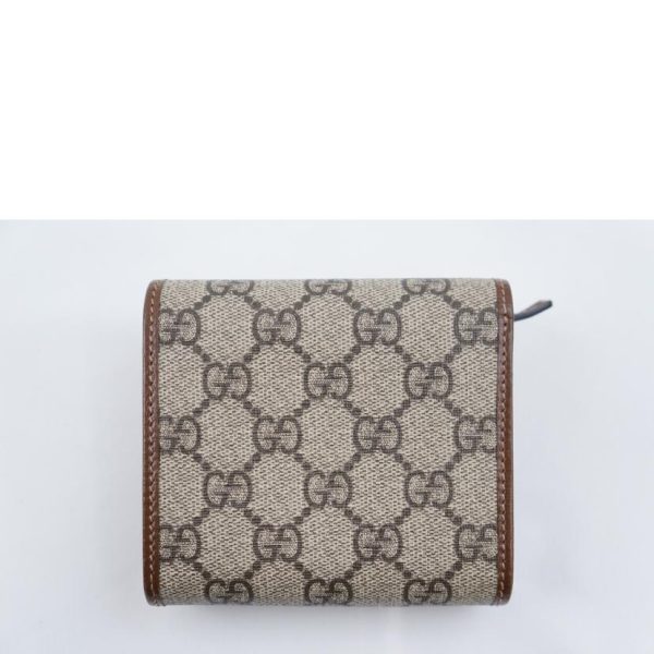 67656 2 Gucci GG Supreme Horsebit Wallet