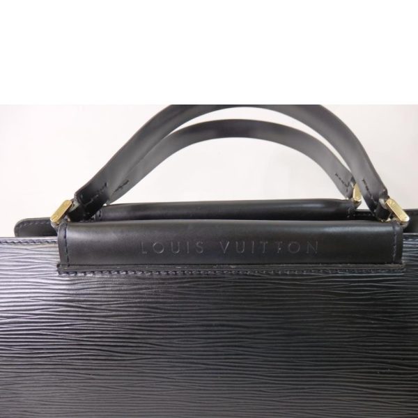 67755 7 Louis Vuitton Figari Epi Handbag Noir Black