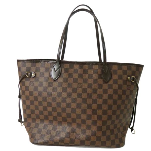 67793 1 Louis Vuitton Neverfull MM Damier Bag Brown