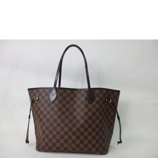 67793 2 Louis Vuitton Neverfull MM Damier Bag Brown