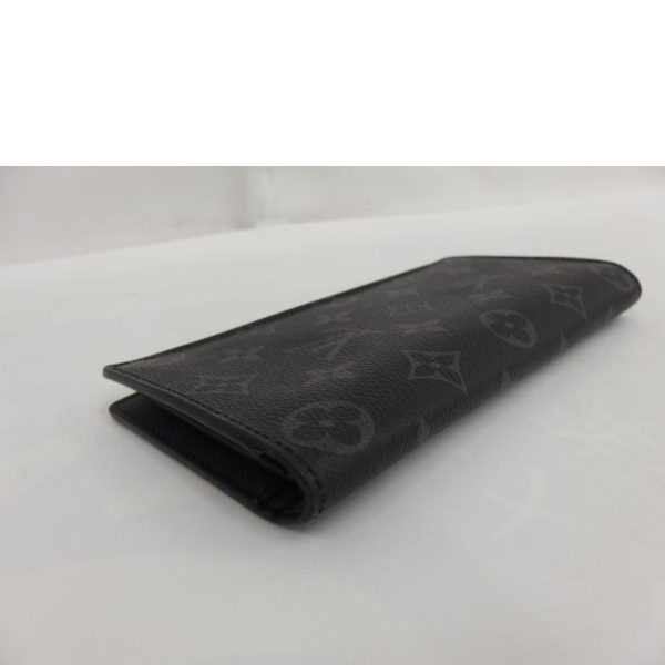 67997 3 Louis Vuitton Portefeuil Brazza Monogram Eclipse Wallet Black