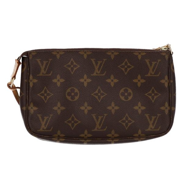 68085 2 Louis Vuitton Pochette Accessoire Monogram Pouch Brown