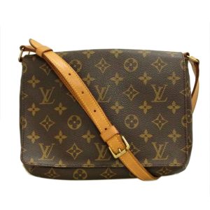 68139 1 Louis Vuitton Cabas Mezzo Tote Monogram Brown