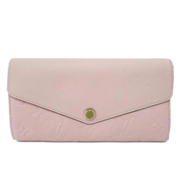 68345 1 Louis Vuitton Portefeuil Sala Monogram Empreinte Wallet Rose Ballerine