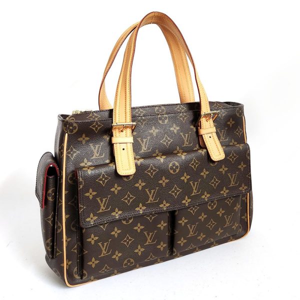 684 1 Louis Vuitton Monogram Multiply City Bag Canvas Brown