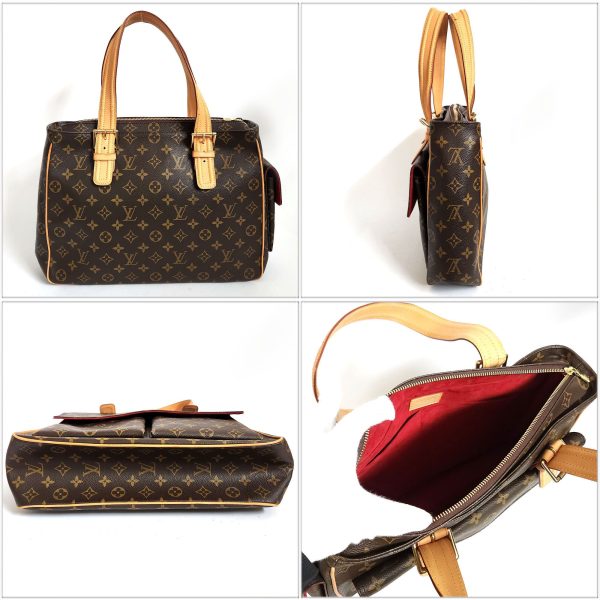 684 2 Louis Vuitton Monogram Multiply City Bag Canvas Brown