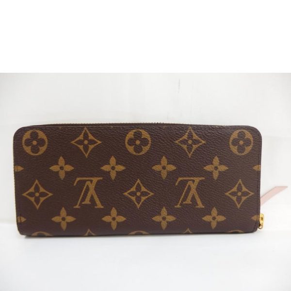 68488 2 Louis Vuitton Portefeuil Clemence Wallet Rose Ballerine