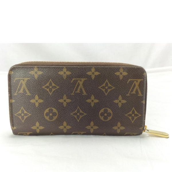 68523 2 LOUIS VUITTON Zippy Wallet Monogram Brown