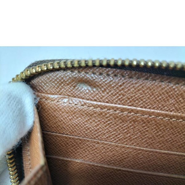 68523 9 LOUIS VUITTON Zippy Wallet Monogram Brown