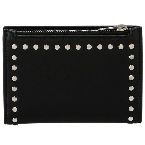 685660aaaej1000 2 Saint Laurent Paris Wallet Bifold Studded Mini Wallet Black