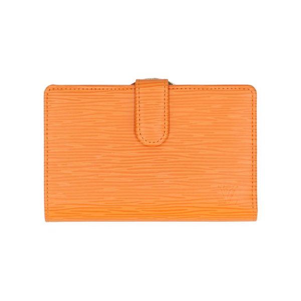 68588 1 Louis Vuitton Viennois Epi Wallet Orange