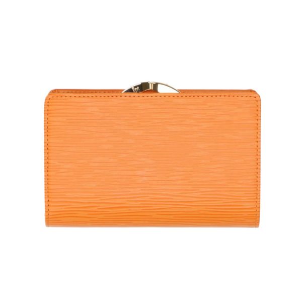 68588 2 Louis Vuitton Viennois Epi Wallet Orange