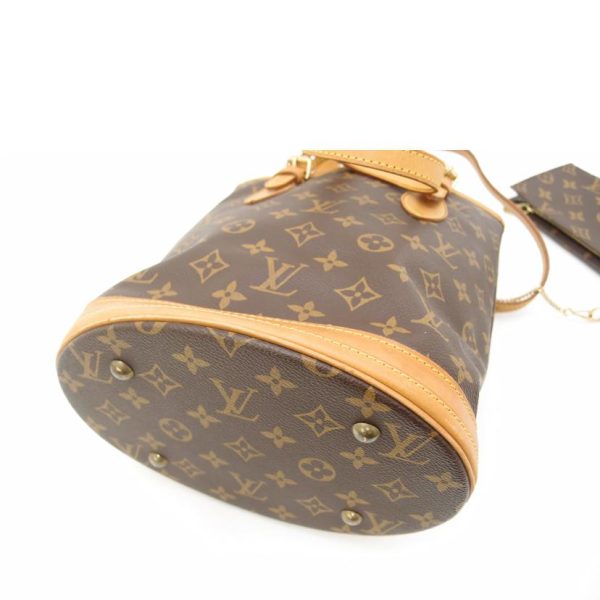 68777 3 Louis Vuitton Petit Baguette Monogram Bag Brown