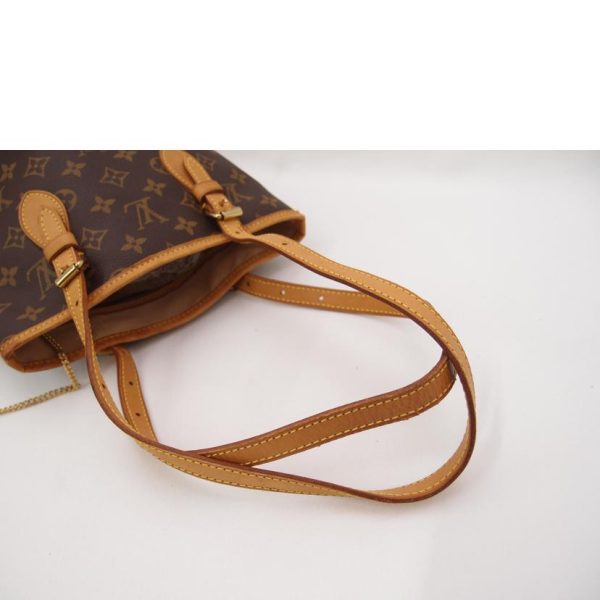 68777 4 Louis Vuitton Petit Baguette Monogram Bag Brown