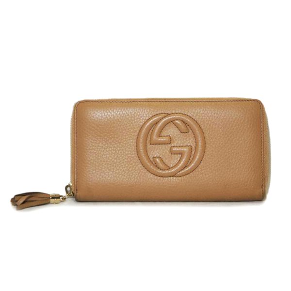 68976 1 Gucci Interlocking G Round Zipper Long Wallet