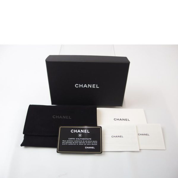 69000 5 Chanel Matelasse Round Coin Case Bag Black