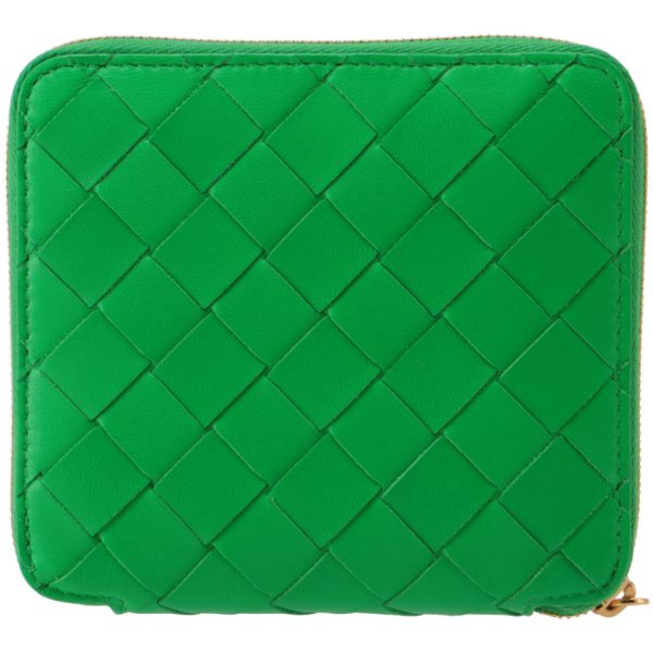 690572vcpp23722 2 Bottega Veneta Compact Round Zipper Intrecciato Wallet