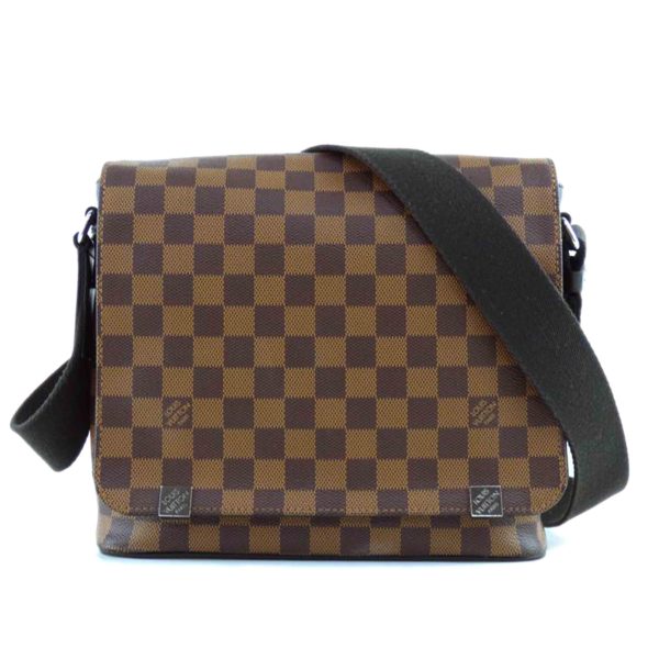 69132 1 Louis Vuitton District PM NM Damier Ebene Bag Brown