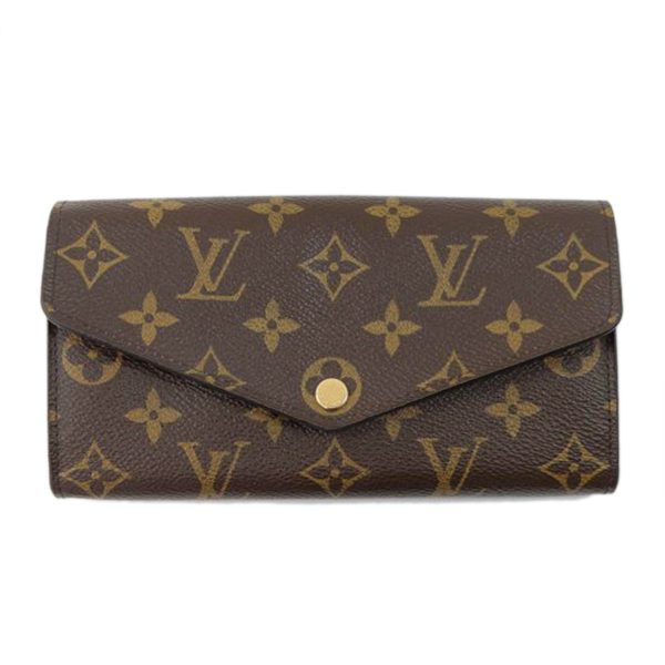 69310 1 Louis Vuitton Sarah Wallet Monogram Coquelicot