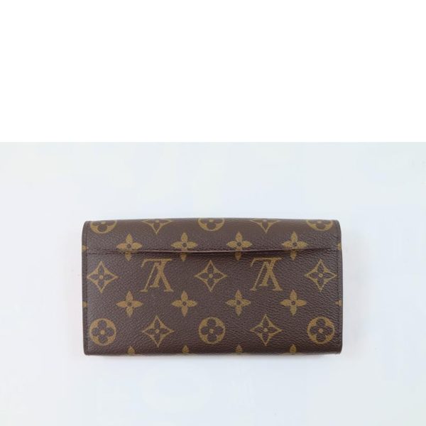 69310 2 Louis Vuitton Sarah Wallet Monogram Coquelicot