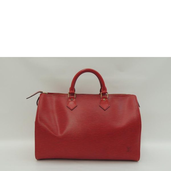 69340 2 Louis Vuitton Speedy 35 Epi Castilian Red